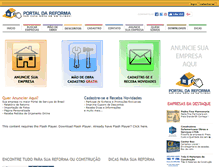 Tablet Screenshot of portaldareforma.com.br